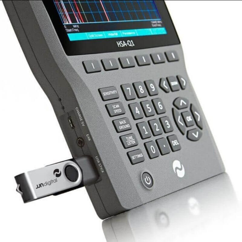 WAM-X25 Rilevatore microspie 0-14 GHz con analizzatore WiFi e Bluetooth, LawMate Italia